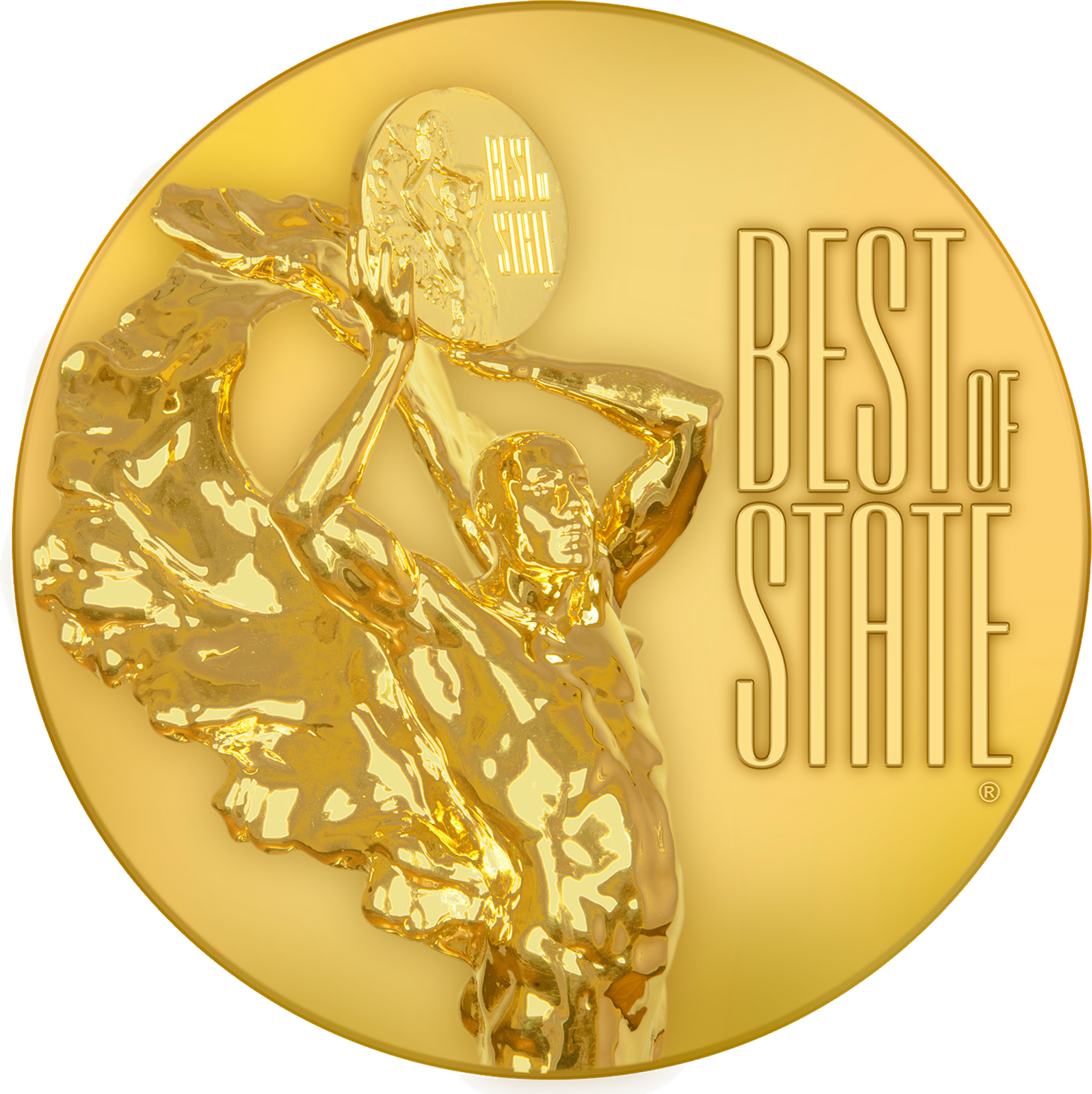 The Best of State medallion